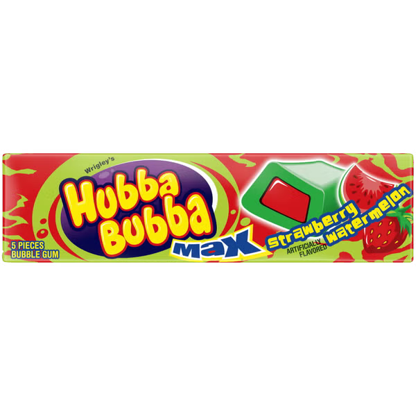 Hubba Bubba - Max Strawberry & Watermelon 5 Piece