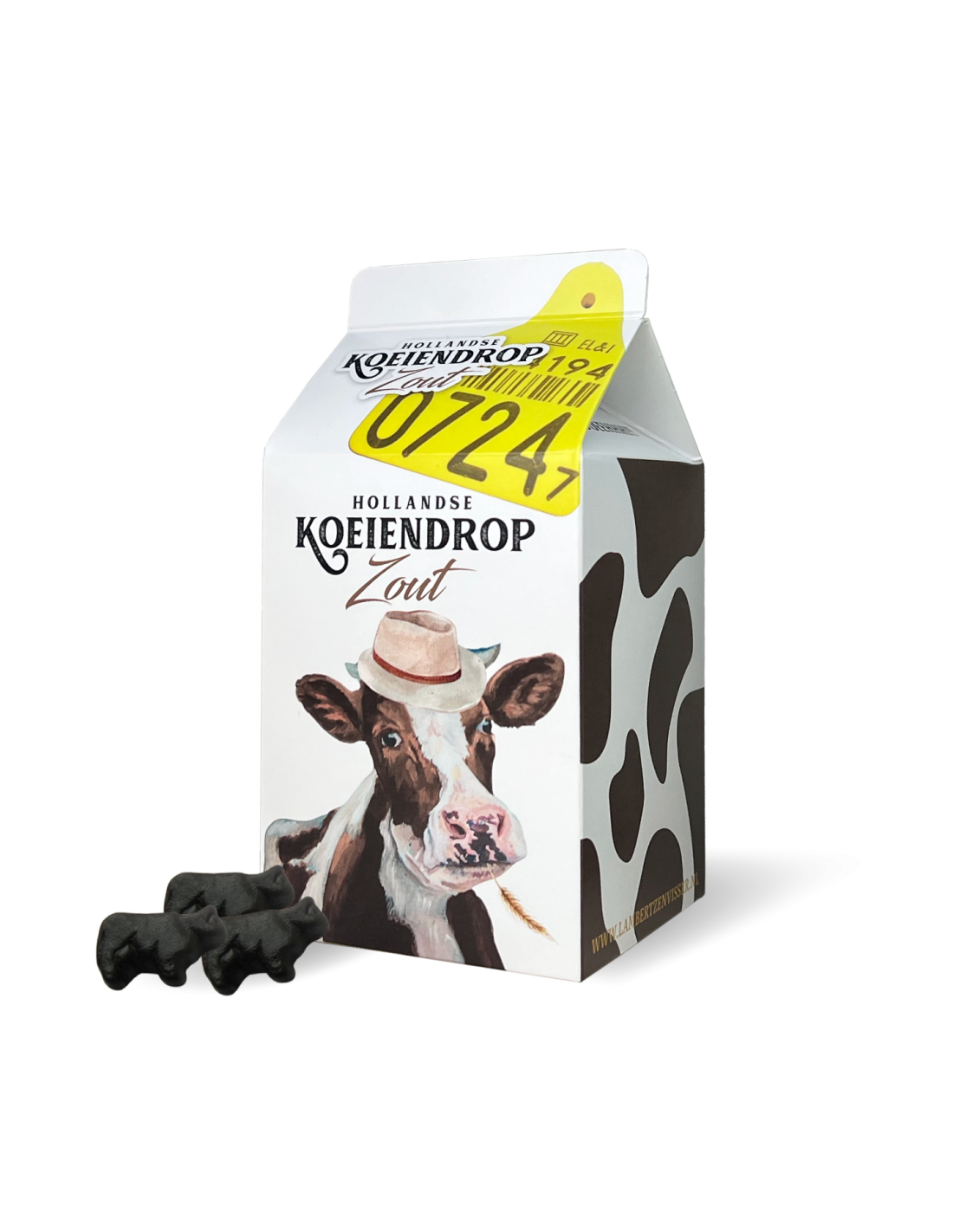 Hollandse Koeiendrop Zout 200 Gram