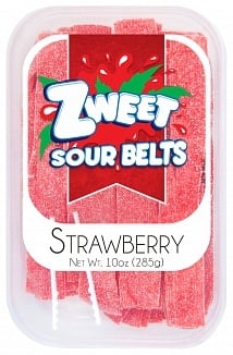 Zweet - Sour Belts Strawberry 285 Gram