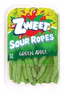 Zweet - Sour Ropes Green Apple 285 Gram